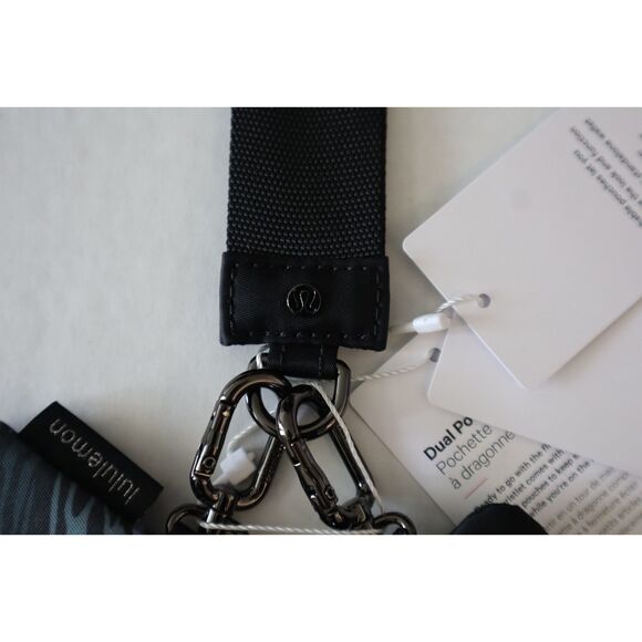 Lululemon LW9FNPS O/S Flower Meld Mini Multi/Gunmetal Dual Pouch Wristlet - Picture 5 of 7